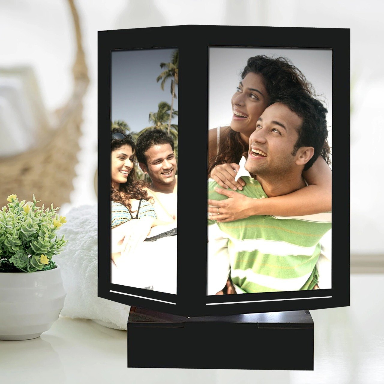 Amazon.com: ZOCI VOCI Personalized Gift Rotating Photo Frame/Lamp with LED  Light | Gift for Anniversary for Wife Special, Husband | Customised  Birthday Gifts for Friends & Family : Home & Kitchen