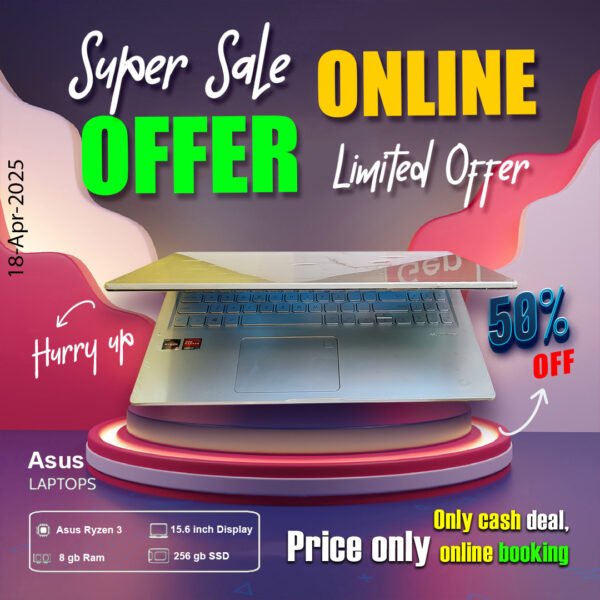 Asus Laptop ( Ryzen 3 Processor | 8gb ram | 256gb ssd) ONLY CASH DEAL - Image 2