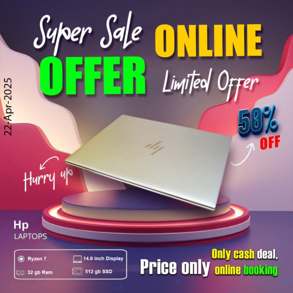 Hp Laptop ( Ryzen7 | 32gb ram | 512gb ssd ) ONLY CASH DEAL - Image 2