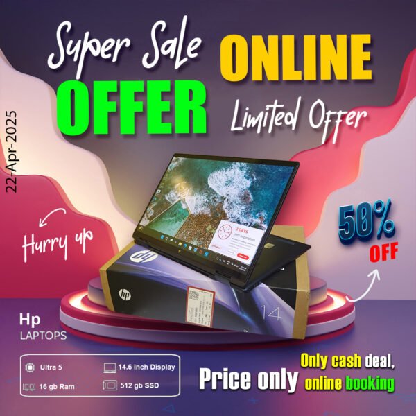 Hp Laptop ( Ultra 5 | 16gb ram | 512gb ssd ) ONLY CASH DEAL