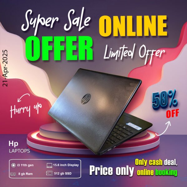 Hp Laptop ( Core i3 11th gen | 8gb ram | 512gb ssd ) ONLY CASH DEAL - Image 5