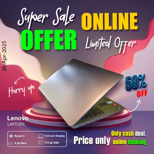 Lenovo Laptop ( Ryzen 5 | 8gb ram | 512gb ssd ) ONLY CASH DEAL - Image 5