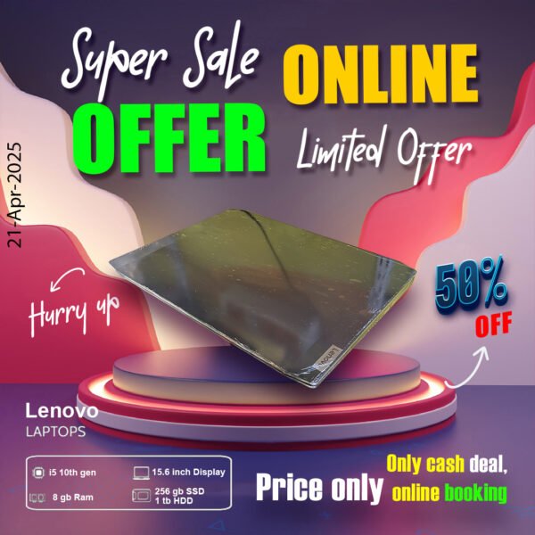 Lenovo Ideapad Gaming Laptop ( Core i5 10th gen | 8gb ram | 256gb ssd + 1tb hdd ) ONLY CASH DEAL - Image 5