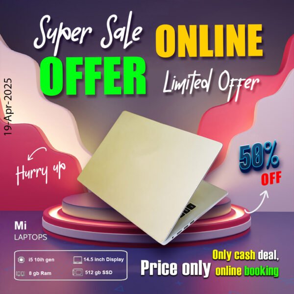 mi Laptop ( Core i5 10th gen Processor | 8gb ram | 512gb ssd) ONLY CASH DEAL - Image 5