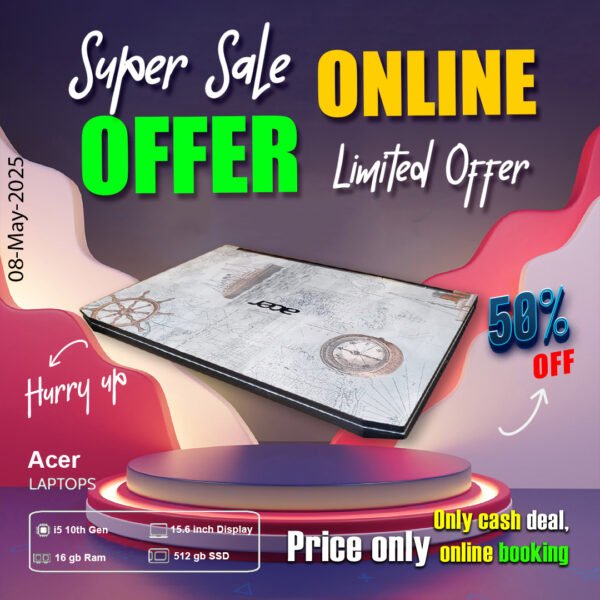 Acer Gaming Laptop ( Core i5 10th gen | 16gb ram | 512gb SSD ) ONLY CASH DEAL - Image 2
