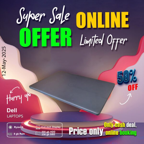 Dell Laptop ( Ryzn5 Processor | 8gb ram | 500gb Hdd + 256gb ssd ) ONLY CASH DEAL - Image 6