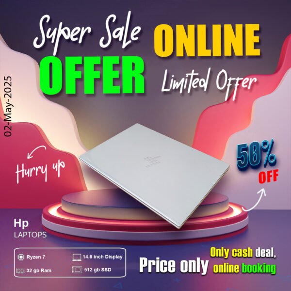 Hp Laptop ( Ryzen 7 8th | 32gb ram | 512gb ssd ) ONLY CASH DEAL - Image 2