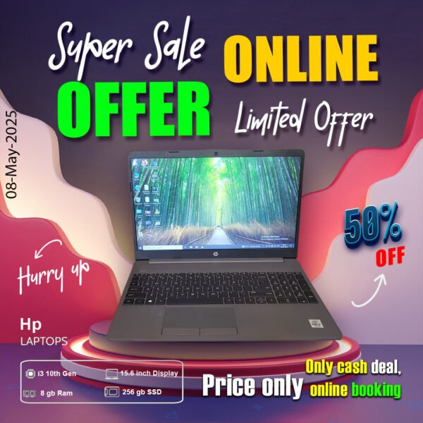 NO USED Hp Laptop ( Core i3 10th gen | 8gb ram | 256 gb ssd ) ONLY CASH DEAL - Image 4