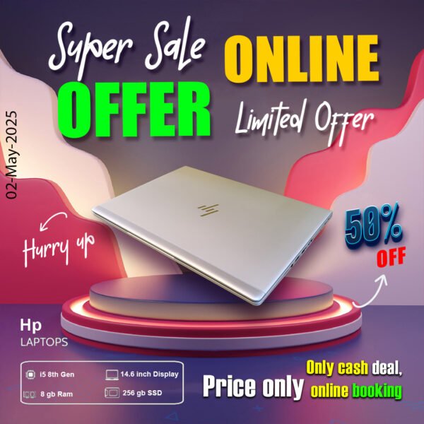 Hp Laptop ( Core i5 8th gen | 8gb ram | 256gb ssd ) ONLY CASH DEAL - Image 2