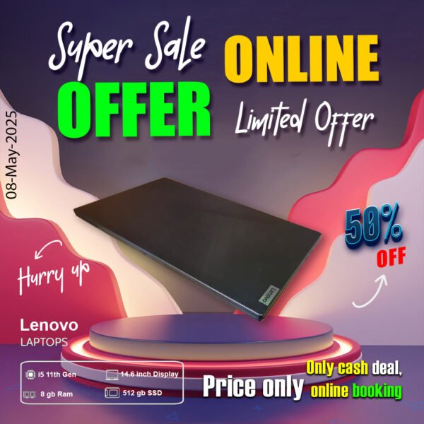 Lenovo Laptop ( Core i5 11th gen | 8gb ram | 512gb ssd ) ONLY CASH DEAL - Image 2